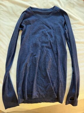lululemon athletica Navy Long Sleeve Top